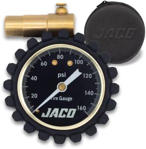 JACO RDX-160 Presta Tire Pressure Gauge for Bikes (10-160 PSI) | Road Bike & BMX Series