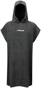 Northcore Surfing and Watersports Accessories - Unisex Beach Basha Changing Robe Poncho GREY - One size