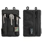 VIPERADE VE1 X-Pac Pocket Organizer, EDC Pouch for Men, EDC Pocket Organizer Storage EDC Gears, Best EDC Organizer to Hold Your Flashlight/Pocket Knife, Tactical Pen, Notebook