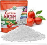 Calcium Nitrate 15.5-0-0 Fertilizer - Made in USA - 5LB Greenhouse Grade Plant Food for Hydroponics, Plants & Gardens – Fruit, Vegetables. Blossom End Rot Tomatoes