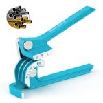 DURATECH Tube Bender, Pipe Bender, 3-IN-1, 1/4", 5/16", 3/8", for Copper, Brass, Aluminum and Thin Steel Pipes, Blue