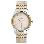 Titan Analog with Day and Date Off White Dial Stainless Steel Strap watch for Men-NS1636BM01