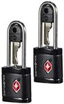 Samsonite Global Travel Accessories TSA Key Luggage Lock 2x, 6 cm, Black