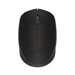 Logitech M171 Wireless Mouse for PC, Mac, Laptop, 2.4 GHz with USB Mini Receiver, Optical Tracking, 12-Months Battery Life, Ambidextrous - Black