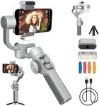 ZHIYUN CINEPEER Smooth 5E Combo 3-Axis 300g Payload Gimbal Stabilizer for iPhone, Android, Gesture Control, Built-in Fill Light, Tripod, Portable Phone Stabilizer for Video Recording, Tiktok, Travel
