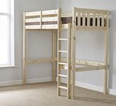 STRICTLY BEDS&BUNKS Limited Eldon High Sleeper, 3ft Single