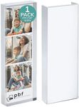 pbf PHOTO BOOTH FRAMES 2x6 Photo Strip Frame | Thick Acrylic Picture Frame for 2 x 6 Photo Booth Strip | Clear Acrylic Frame for Photo Booth Strip | Self Standing Photobooth Frame (1-Pack)