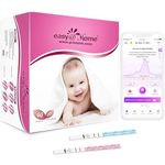 Easy@Home Accurate 40 Ovulation Tests Strips & 10 Early Pregnancy Tests Strips Kit: Easy to Use Clear Result Tests Fertility Test | 40 LH + 10 HCG Test