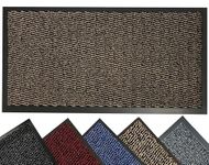 LENAK Door Mats - Entrance Mat Barrier Hallway Runner Kitchen Rug, Non-Slip Dirt Trapper Rubber Back Washable Floor Mat, Dust Grabbing Indoor Outdoor Doormats (Brown, 80x120cm)