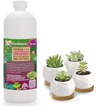 Premium Liquid Succulent Plant Fertilizer - 3-1-2 Concentrate for Indoor Plants and Flowers by Gardenera | Organic Plant Food for Succulents - 32oz