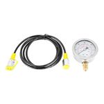 Pressure Test Hose Measuring Hydraulic Tool with Gauge Hydraulic Hose Test Kit Hydraulic Pressure Test Coupling Kit