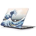 AUSMIX for MacBook Pro 13 inch 2020 2021 2022 Case M2 A2338 M1 A2251 A2289 with Touch Bar & Touch ID, Rubberized Plastic Hard Shell Cover Laptop Case for 2022 MacBook Pro 13 inch, Sea Wave