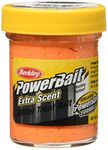 Berkley PowerBait Glitter Trout Bait, Fluorescent Orange, Fishing Dough Bait, Scent Dispersion Technology, Irresistible Scent and Flavor, Moldable and Easy to Use