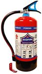 Eco Fire Abc Powder Type 6 Kg Fire Extinguisher (Red and Black) Pack of 4