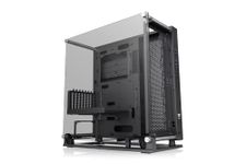 Thermaltake Core P3 Pro E-ATX Tempered Glass Mid Tower Gaming Computer Chassis, Open Frame Panoramic Viewing, Glass Wall-Mount, Rotatable PCI-E Slots, CA-1G4-00M1WN-09, Black