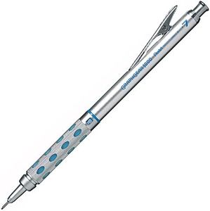 Pentel Graphgear 1000 Mechanical Pencil 0.7mm Silver Barrel Blue Details HB Lead, 1 Mechanical Pencil (YPG1017-C)