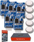 AZDelivery 5 x DS3231 RTC Real Time Clock I2C compatible with Arduino and Raspberry Pi including E-Book!