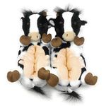 ooohyeah Funny Animal Hug Slippers for Women, Cute Plush Cozy Warm Slippers, Novelty Slippers with Grippers, Howdy Cow, 7-8