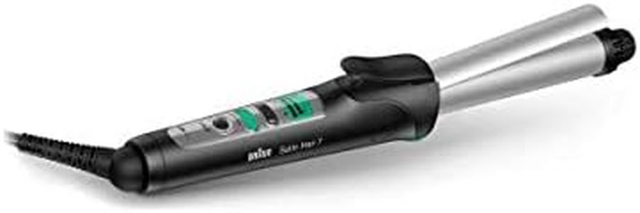 Braun Satin Hair 7 CU710 Curling iron Black, Silver 2m Satin Hair 7 CU710, Curling iron, 60 s, Black, Silver, 2 m, 400 g, 520 g