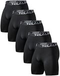 TELALEO 5 Pack Compression Shorts f