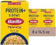 BARILLA Protein+ (Plus) Elbows Pasta, 14.5 Ounce (Pack of 8) - plant based pasta - Made from Lentils, Chickpeas & Peas - Non-GMO, Kosher Certified and Vegan