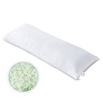 Mastery MART Shredded Memory Foam Full Body Pillow, Cooling Long Bed Pillow - Eco Breathable Sleeping- Adjustable Loft Support for Neck/Back/Leg/Maternity