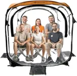 Sports Tent, Instant Weather Proof Pop Up Tent Shelter with Carry Bag, Clear View Bubble Tent for Watching Sports Events, Camping, Fishing, Portable & Foldable (6 People - 72"x72"x65"H)