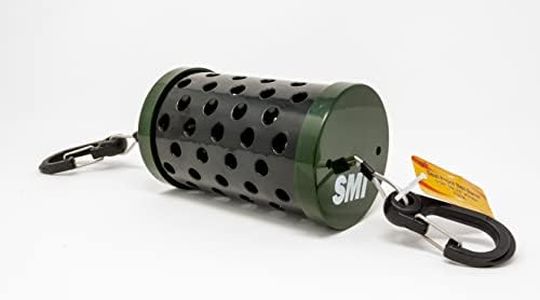 SMI Seal Resistant Bait Barrel w/Snaps,Green/Black