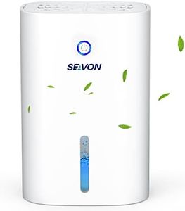 SEAVON Dehumidifiers for Home, 215 sq.ft Portable 27oz Quiet Mini Dehumidifier for Bedroom Basements Bathroom Garage Wardrobe Closet Kitchen Office RV