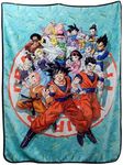 JUST FUNKY Dragon Ball Super Bed Blanket (DBS-Multi-Blue)