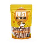 First Bark Chicken Jerky Dog Treats, Chicken & Cod Sandwich (6 X 70G) Sold By Dogsncats Stick For All Life Stages