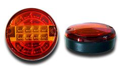 SET OF 2 x 12V E-MARKED HAMBURGER LED REAR LIGHTS TAIL LAMPS TRUCK VAN LORRY PICKUP CAMPER ATV CARAVAN TRAILER MOTORHOME CAR HORSE BOX 4x4 OFF ROAD UNIVERSAL USAGE