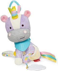 Skip Hop Bandana Buddies Baby Activity and Teething Toy with Multi-Sensory Rattle and Textures, Unicorn