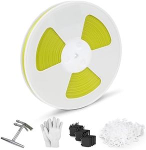 JIADIstrap Heavy Duty Banding Strapping kit Contain 1/2" x3200" Polypropylene Packaging Straps & 100 Plastic Clips 20 Edge Protectors Tensioner with Cutter Too Glove