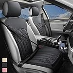 BEITK 2 Pack Leather Front Car Seat