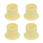 uxcell Flanged Sleeve Bearings 14mm Bore 16mm OD 17mm Length POM Wrapped Oilless Bushings Yellow 4pcs