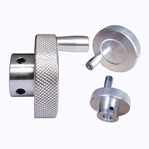 NA Aluminum Alloy Mini Handwheel Mechanical Hand Wheel 50mm (50x8mm)