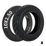 10x2.50 Tyre and Inner Tube Set Replacement for Hover Board Self Balancing Electric Scooter, 10" Scooter Wheels fit 36v 48v 400w 500w 800w Hub Motor Mijia M365