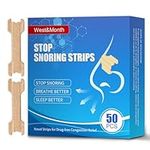 Nasal Strips for Snoring, Nasal Strips for Breathing, Snoring Solution Help Stop Snoring and Nasal Congestion Relief, Improved Airflow & Comfortable Fit Nasal Strips Anti-Snoring Aid