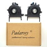 Padarsey Replacment CPU Cooling Fan 923-01388 Compatible for MacBook Pro Retina 13'' w/Touch Bar A1706 Left + Right 2016 2017