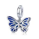 Junyi Jewelry Butterfly Charm 925 Sterling Silver Dragonfly Insect Charm Animal Charm for Pandora Charm Bracelet, Sterling Silver, sterling silver