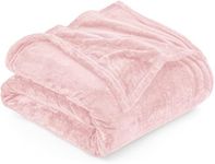 Utopia Bedding Fleece Blanket Queen Size Pink 300GSM Luxury Fuzzy Soft Anti-Static Microfiber Bed Blanket (90x90 Inches)