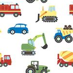 World of Wallpaper Trucks and Transport Wallpaper Multicolour - Children AF0002