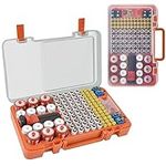 Battery Organizer Storage Case with