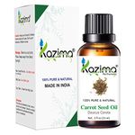 KAZIMA Carrot Seed Essential Oil - 100% Pure Natural & Undiluted For Skin care & Hair (15ml)