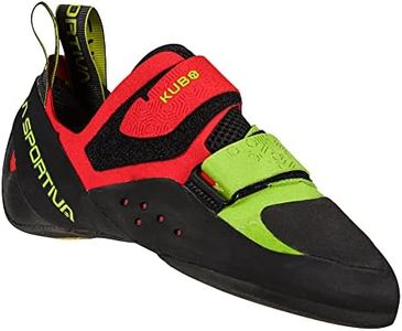 La Sportiva Mens Kubo Rock Climbing Shoes, Goji/Neon, 10.5-11