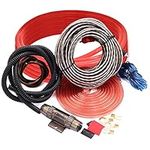 4 Gauge Car Amp Wiring Kit –Jeemitery Car Amplifier Install subwoofer Wire Wiring Kits Helps You Make Connections and Brings Power to Your Radio, Subwoofers and Speakers Amp Power Wire