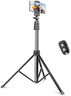 SENSYNE 72" Phone Tripod, Extendable Cell Phone Tripod Stand, Selfie Stick with Wireless Remote and Phone Holder, Compatible with iPhone Android Phone, Camera