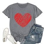 Love Heart Shirts for Women Heart S