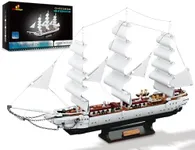 JMBricklayer Ship Building Toy - Building Sets for Adult 40104, White Swan Model Ship Attractive Showroom Decoration, Pirate Ship & Nautical Adventure Experience Construction Toys